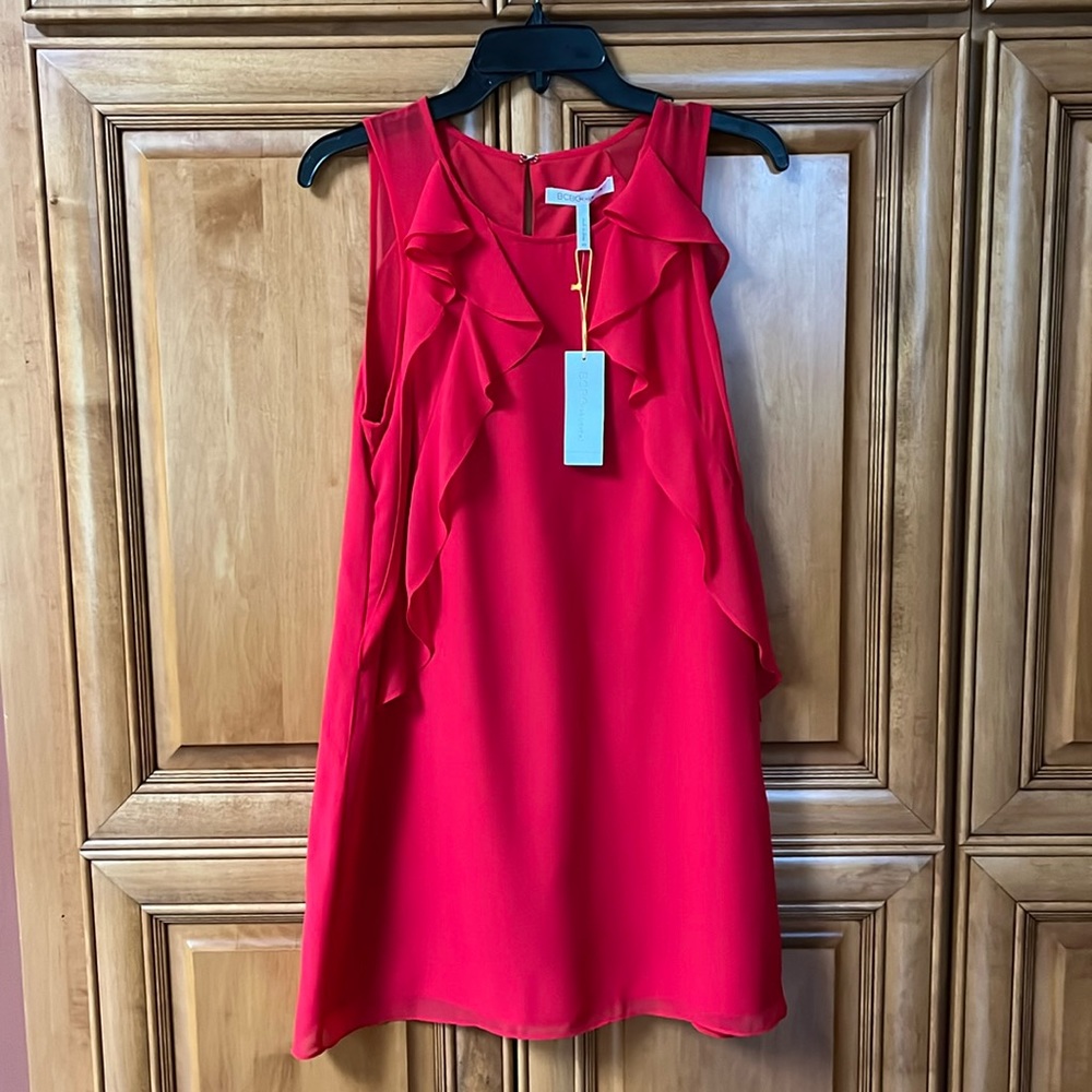 Red cocktail dress